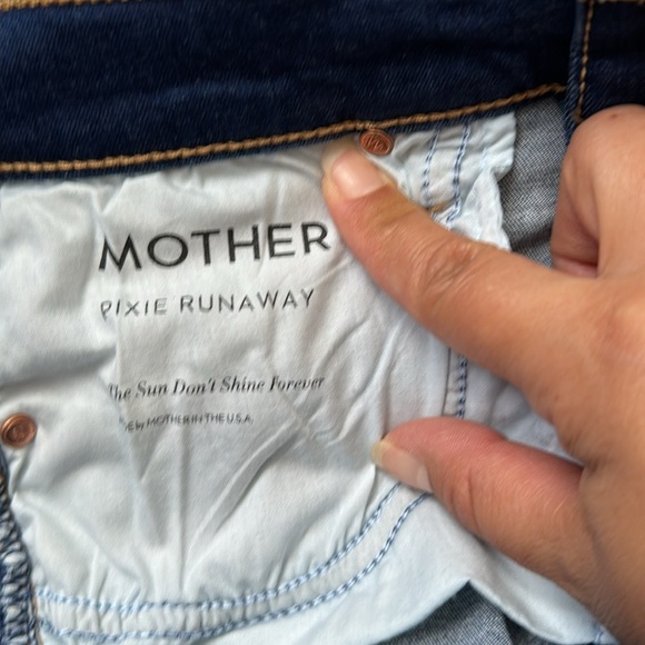 MOTHER "Pixie Runway" Straight Leg Jeans Size 27 - Picture 8 of 15
